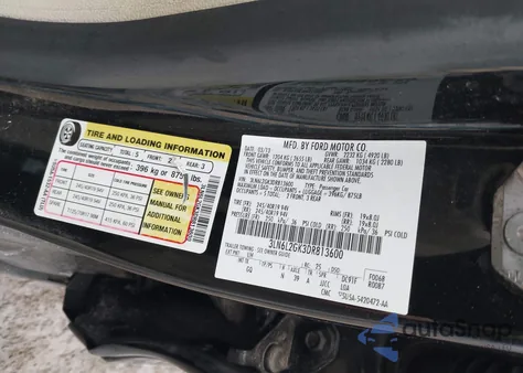 2013 Lincoln Mkz z USA, uszkodzony, nr VIN 3LN6L2GK3DR813600